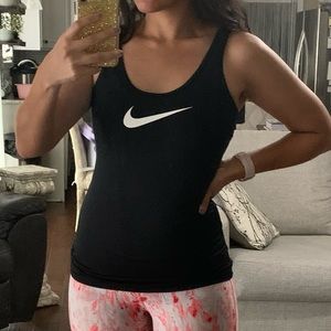Nike Pro Black Tank Top - Small
